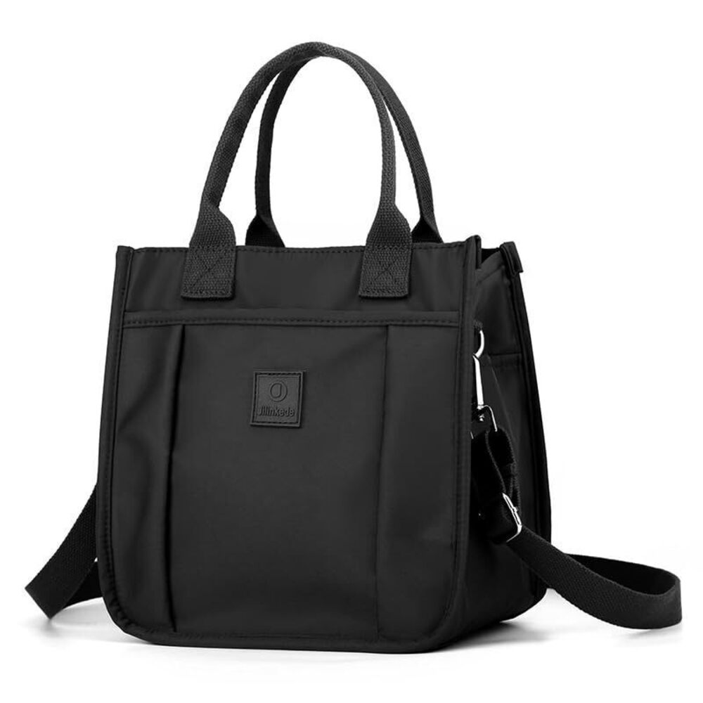6679 Small Tote Bag with Zipper Tote Bag Nylon Satchel Hobo Bag Messenger
